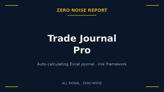 Trade Journal Pro cover